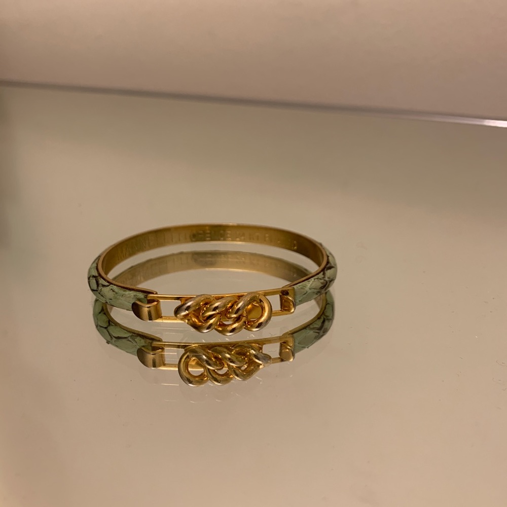 Italian leather bracelet